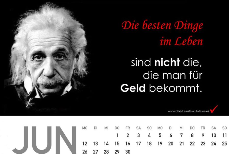 kalender 2018 pdf - Geschenkidee: Albert Einstein Kalender