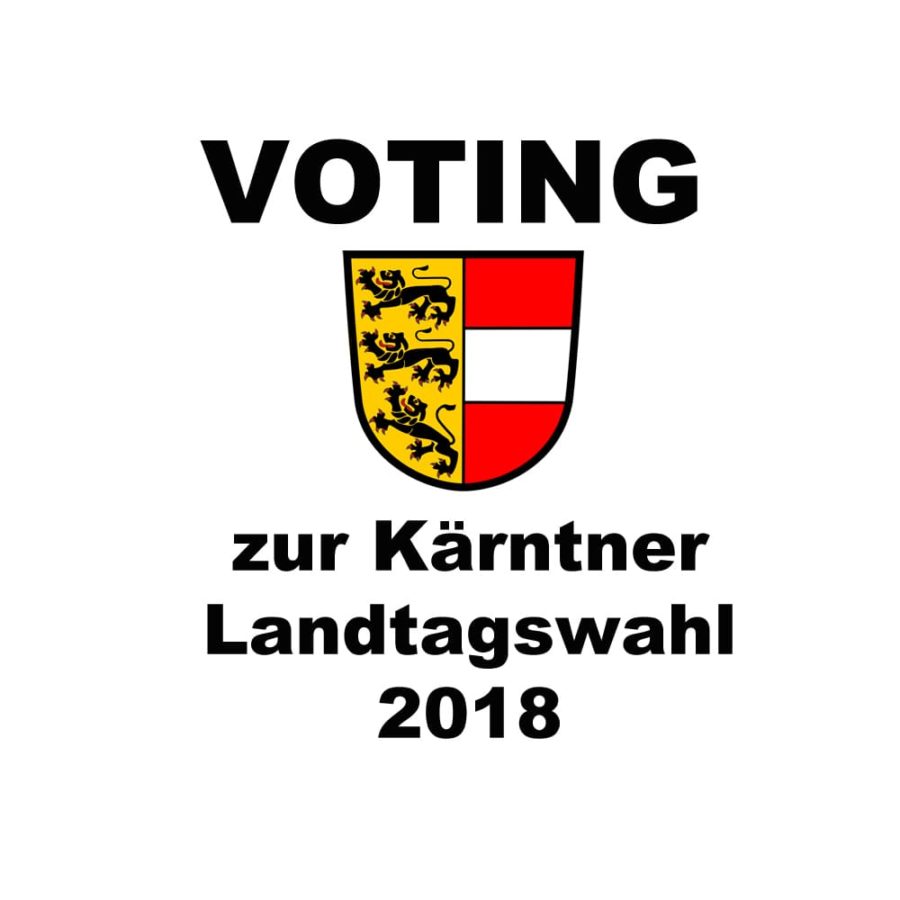 VOTING Die Vorwahl zur Landtagswahl Kärnten 2018 Jede Stimme zählt