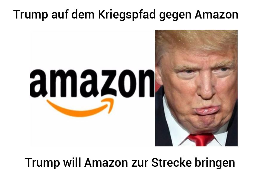 Trump: Wege, um Amazon zu stürzen