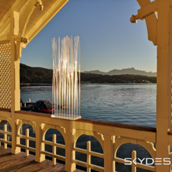 Mobile Acrylglas Sichtschutz Raumteiler