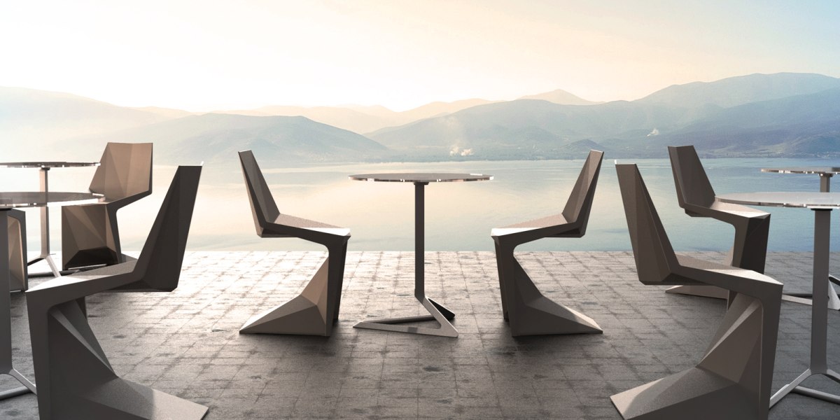 Design Sessel VERTEX VIKING KARIM RASHID VONDOM OUTDOOR - Outdoor Design Stuhl Voxeles von Graf News